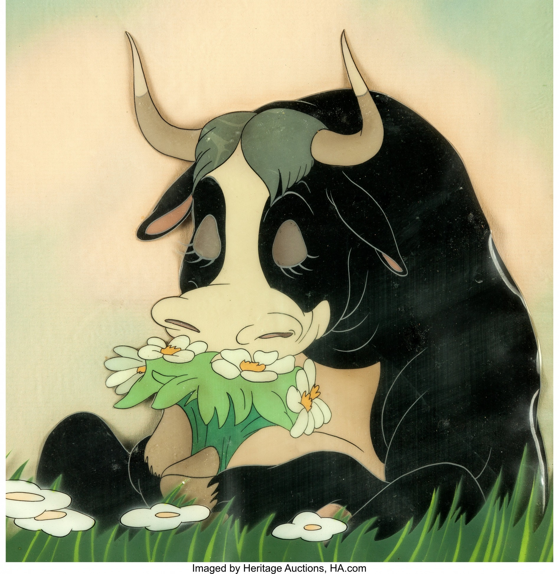 Ferdinand the bull Blank Meme Template