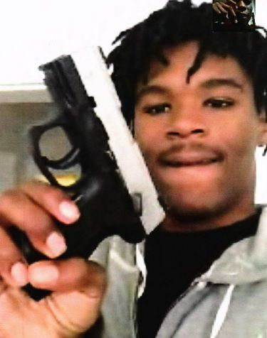 Black guy with gun Blank Meme Template