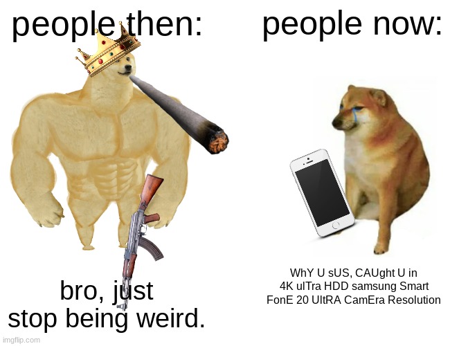 Buff Doge vs. Cheems Meme - Imgflip