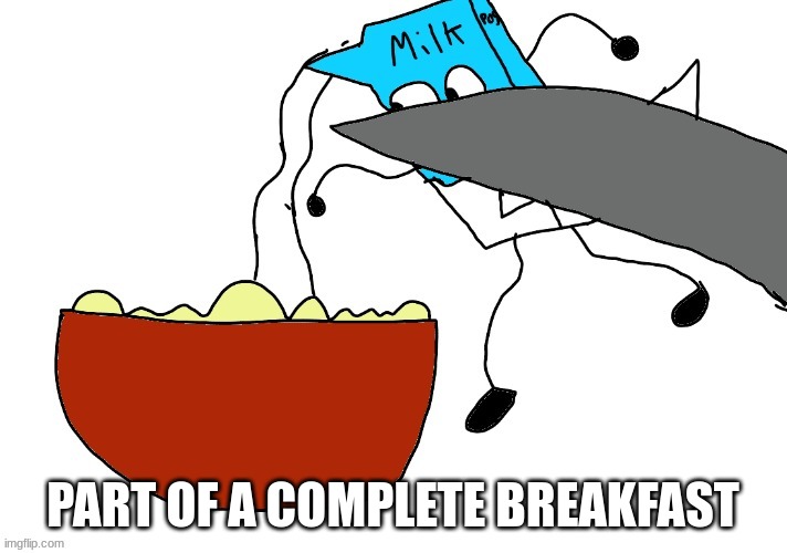 PART OF A COMPLETE BREAKFAST | made w/ Imgflip meme maker