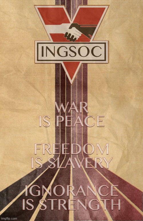 INGSOC is based ngl | image tagged in ingsoc | made w/ Imgflip meme maker