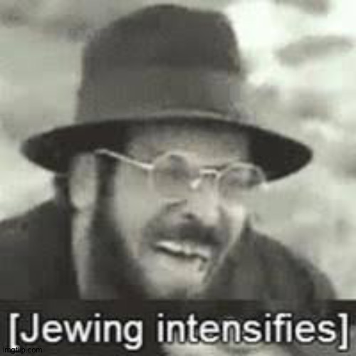 Jewing Intensifies | image tagged in jewing intensifies | made w/ Imgflip meme maker