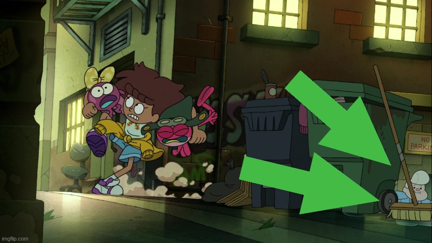 NO ONE IS TALKING ABOUT THIS REFERENCE!! | image tagged in amphibia,gravity falls,funny,reference | made w/ Imgflip meme maker