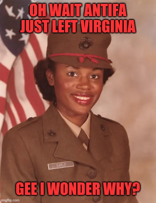 Lt. Governor Sears | OH WAIT ANTIFA JUST LEFT VIRGINIA; GEE I WONDER WHY? | image tagged in virginia,governor | made w/ Imgflip meme maker