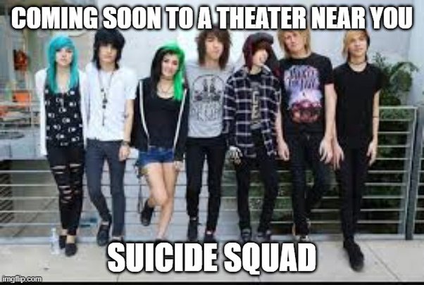 suicide squad Blank Meme Template