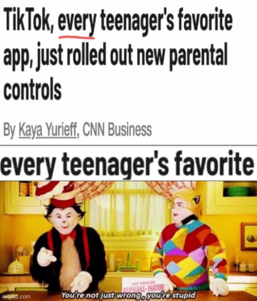 well, i mean this is cnn | image tagged in funny,tiktok | made w/ Imgflip meme maker