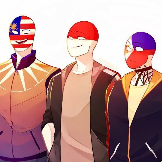 Philippines Malaysia Indonesia countryhumans Blank Meme Template