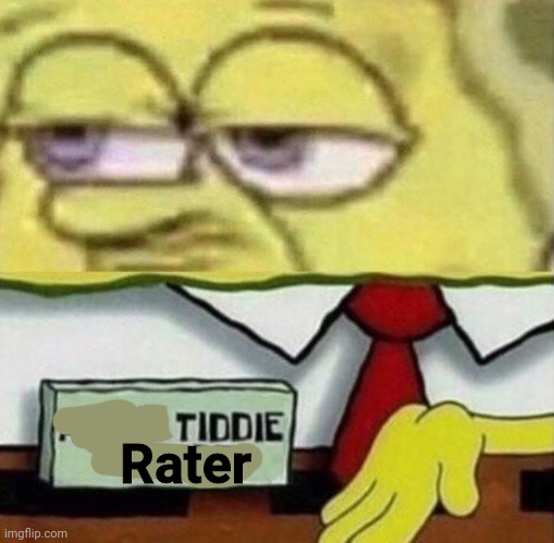 /j | Rater | image tagged in spongebob anime tiddie expert | made w/ Imgflip meme maker