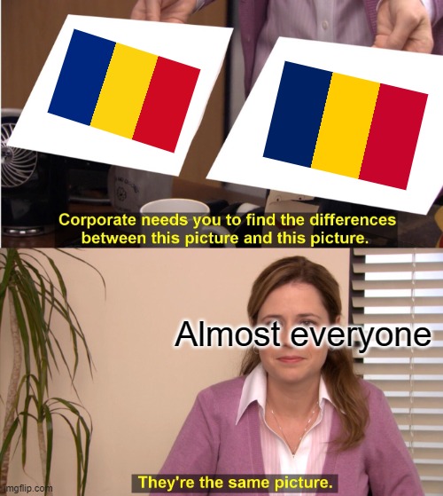 Flags man | Almost everyone | image tagged in memes,they're the same picture | made w/ Imgflip meme maker