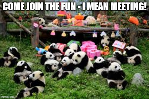 Team meeting | COME JOIN THE FUN - I MEAN MEETING! | image tagged in funny | made w/ Imgflip meme maker