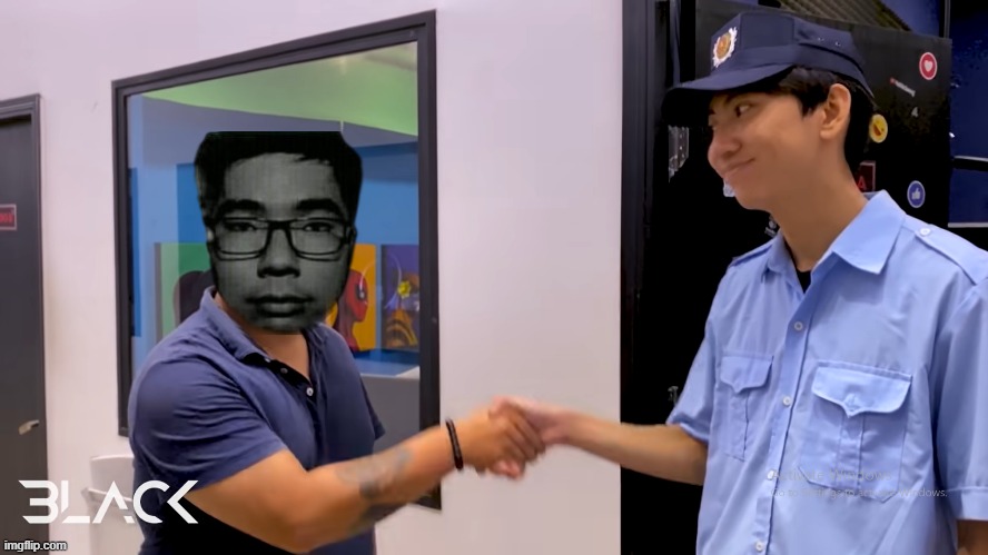 Office handshake but vietnam version | image tagged in the office handshake | made w/ Imgflip meme maker