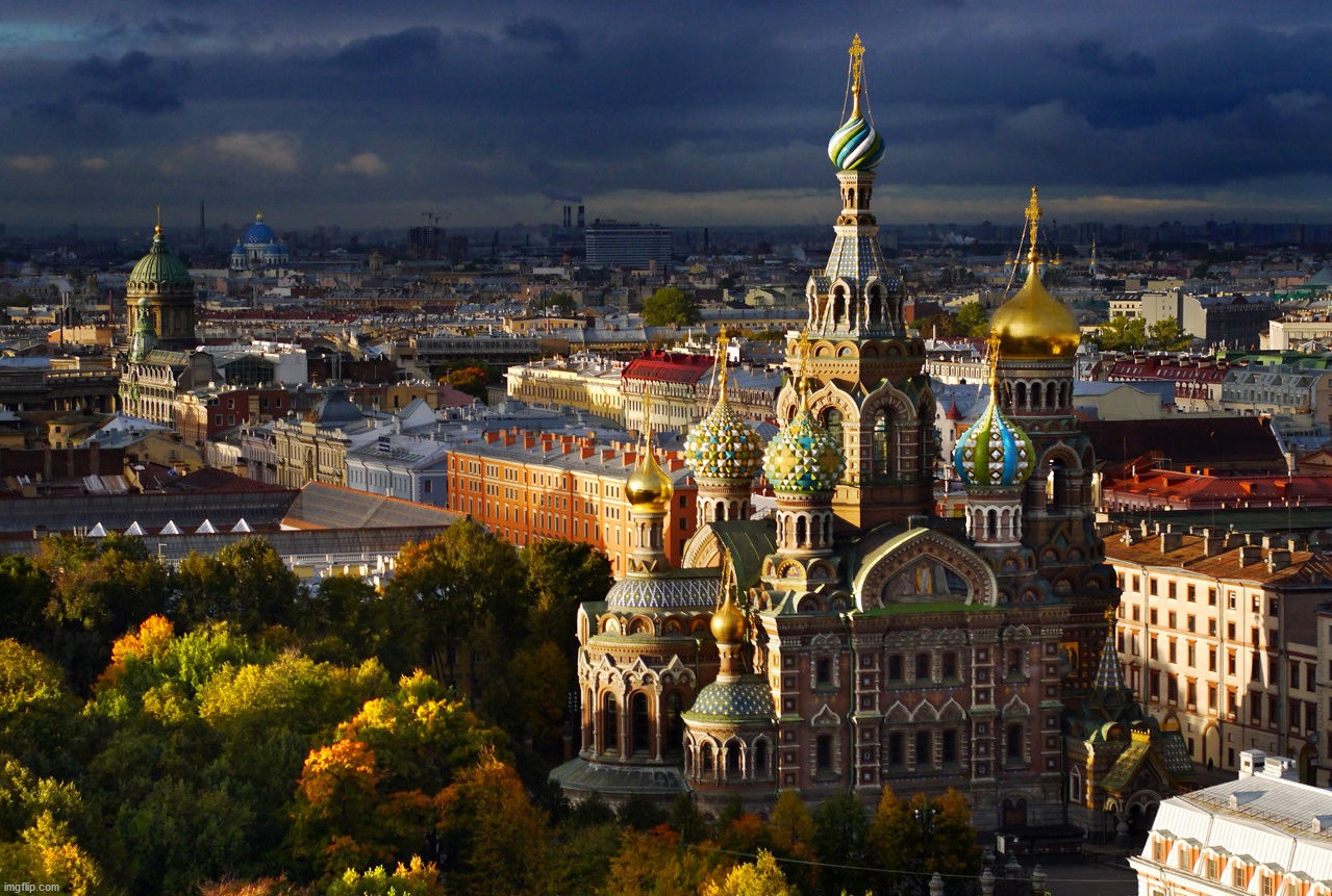 Church on Spilled blood, St. Petersburg | image tagged in awesome | made w/ Imgflip meme maker