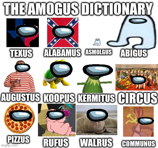 Amogus Dictionary 2 - Imgflip