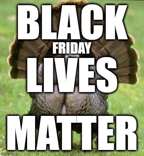 Turkey |  BLACK; FRIDAY; LIVES; MATTER | image tagged in memes,turkey | made w/ Imgflip meme maker