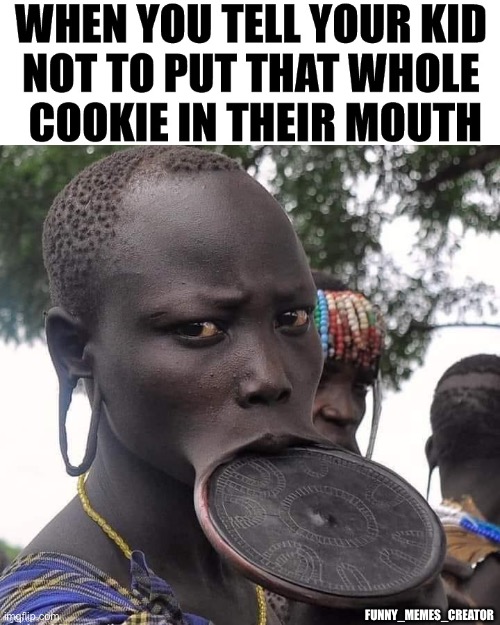 Do not put all the cookie on your mouth | FUNNY_MEMES_CREATOR | image tagged in funny memes,best memes,good memes | made w/ Imgflip meme maker
