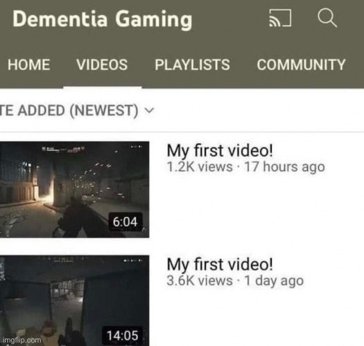 Dementia gaming (this is a repost) | made w/ Imgflip meme maker