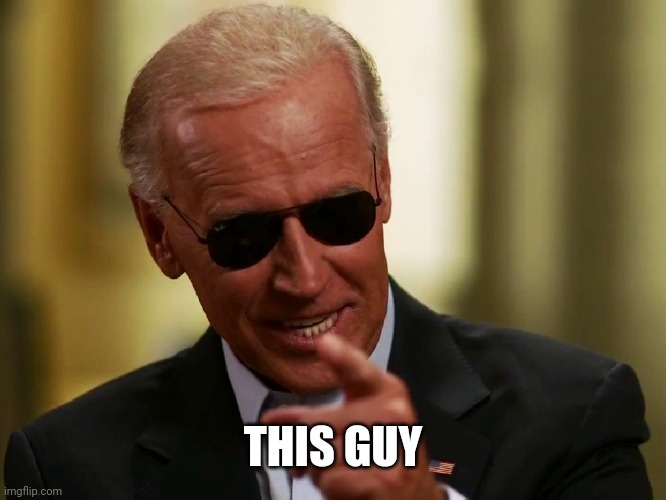 Cool Joe Biden | THIS GUY | image tagged in cool joe biden | made w/ Imgflip meme maker