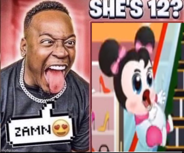 Lol | image tagged in mickey mouse,minnie mouse,minnie mouse baby,zamn,zamn she's 12,elsagate | made w/ Imgflip meme maker