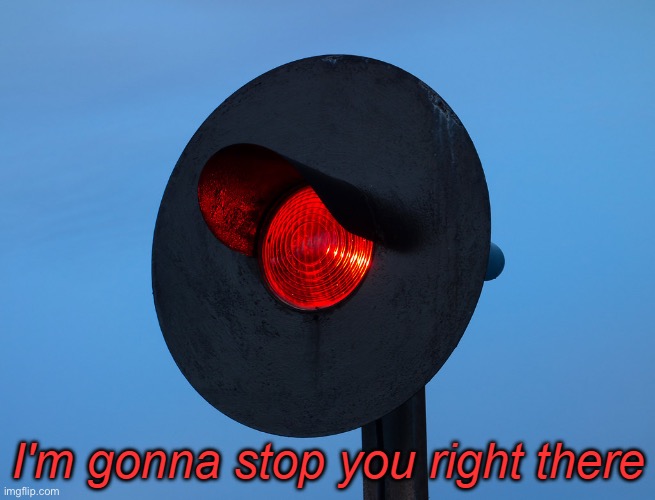 I'm gonna stop you right there | image tagged in i'm gonna stop you right there | made w/ Imgflip meme maker