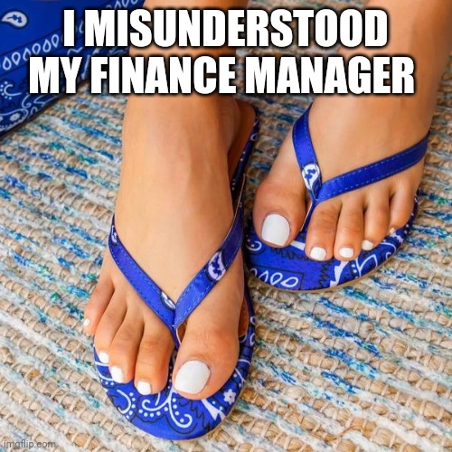 I MISUNDERSTOOD MY FINANCE MANAGER | image tagged in funny memes | made w/ Imgflip meme maker