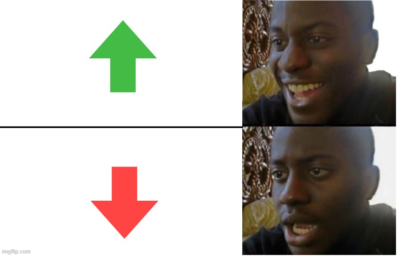 upvotes be like | image tagged in disappointed black guy | made w/ Imgflip meme maker
