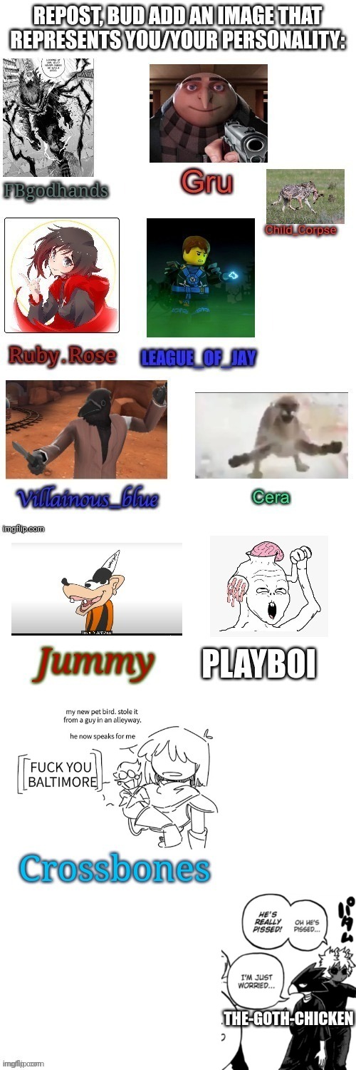 THE-GOTH-CHICKEN | made w/ Imgflip meme maker