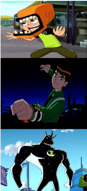 High Quality Snotty Boy Glow Up - Ben 10 version Blank Meme Template