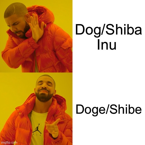 Drake Hotline Bling Meme | Dog/Shiba Inu; Doge/Shibe | image tagged in memes,drake hotline bling,doge,shiba inu | made w/ Imgflip meme maker