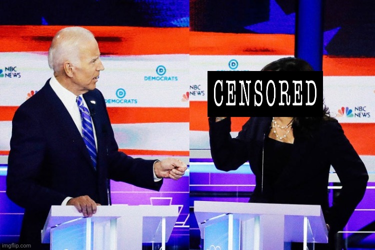 Kamala Harris Attacks Joe Biden | image tagged in kamala harris attacks joe biden | made w/ Imgflip meme maker