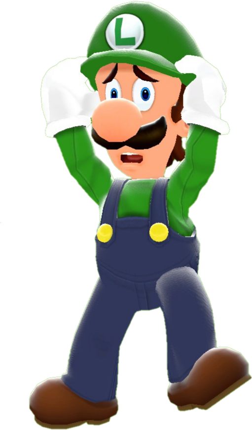 High Quality SMG4 Luigi Blank Meme Template