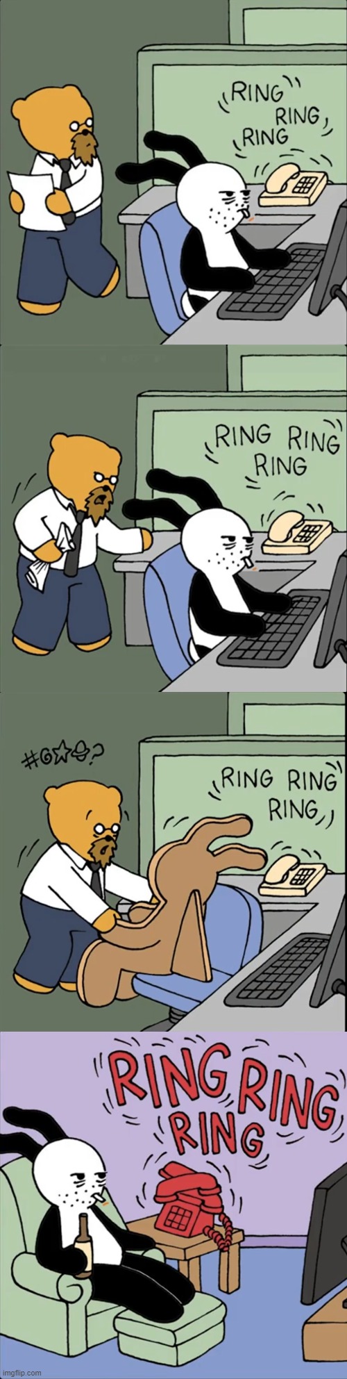 never do this to your boss | image tagged in comics | made w/ Imgflip meme maker