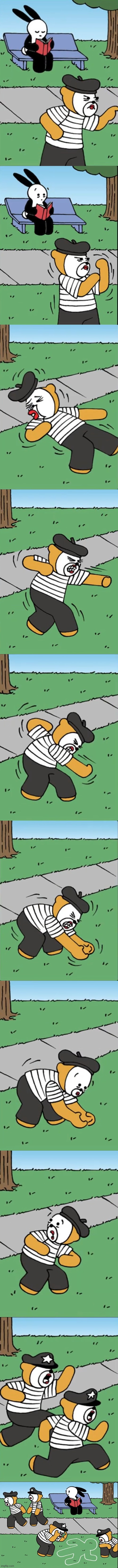 he accidentally chocked him to death | image tagged in comics | made w/ Imgflip meme maker