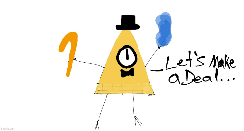 I drew Bill Cipher from Gravity Falls lol | image tagged in drawing,art,gravity falls,be like bill,bill cipher | made w/ Imgflip meme maker