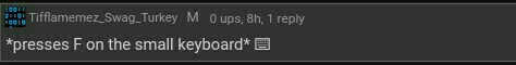 Presses F on the small keyboard Blank Meme Template