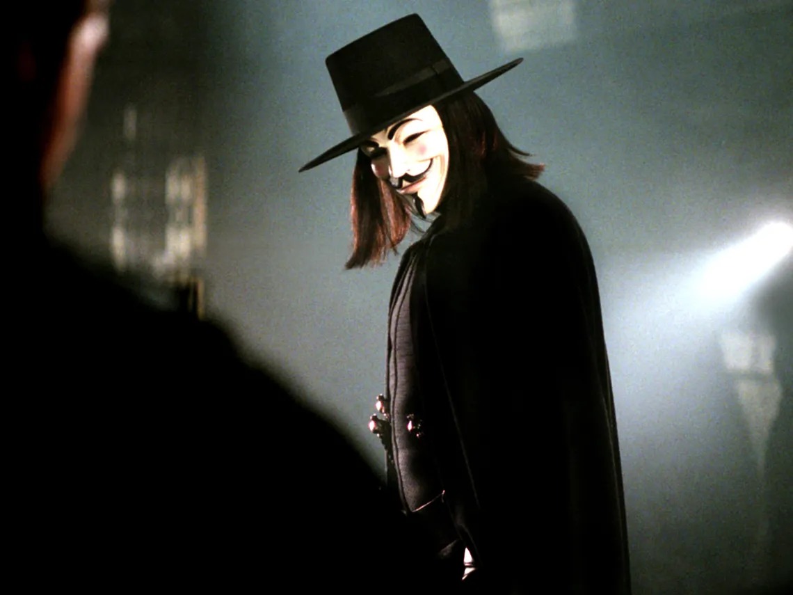 High Quality V  for Vendetta Blank Meme Template