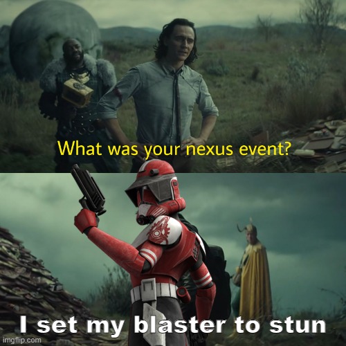 the time Commander Fox followed orders | I set my blaster to stun | image tagged in memes,star wars,meme,clone wars | made w/ Imgflip meme maker