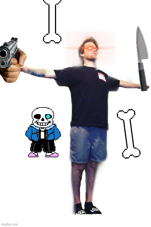 YuB prepares to kill you | image tagged in yub t-posing transparent | made w/ Imgflip meme maker