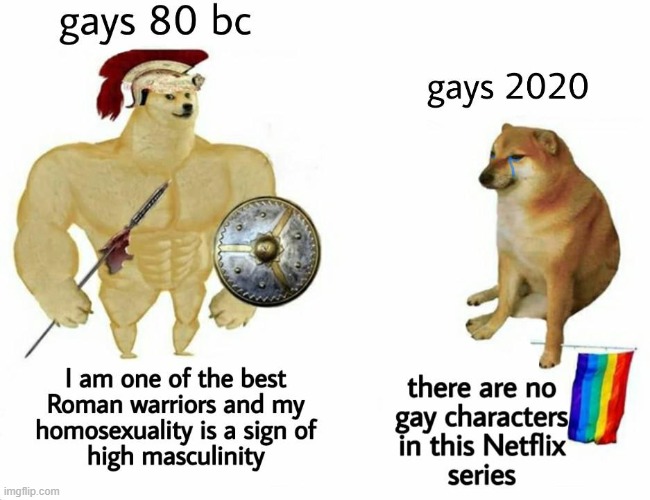 Times have changed  *.* | image tagged in cheems,i love,netflix,doge,i am strong | made w/ Imgflip meme maker