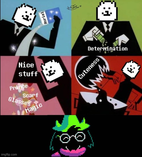 *.* | image tagged in i believe in supremacy,toby fox,mix it up | made w/ Imgflip meme maker