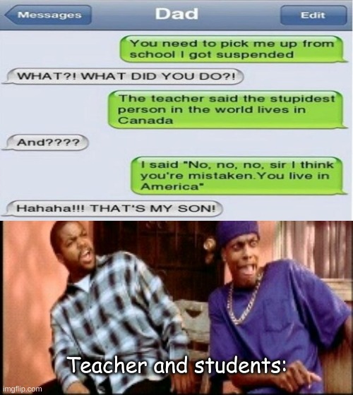  Teacher and students: | image tagged in damnnnn you got roasted,xd | made w/ Imgflip meme maker