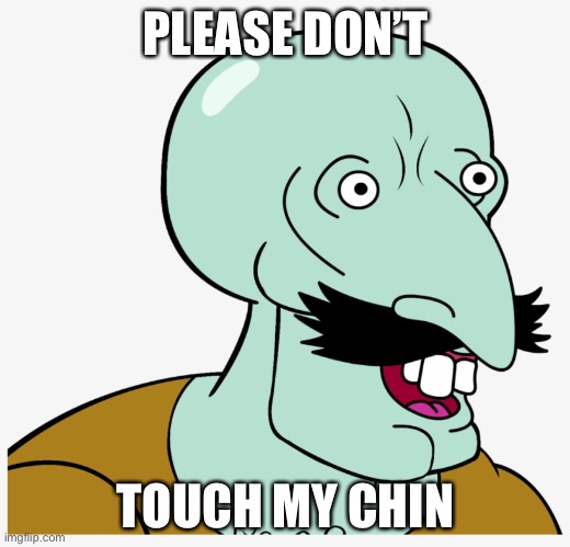 Hansome Thornberrys | PLEASE DON’T TOUCH MY CHIN | image tagged in hansome thornberrys | made w/ Imgflip meme maker