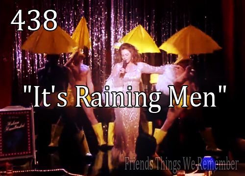 High Quality Friends it's raining men Blank Meme Template