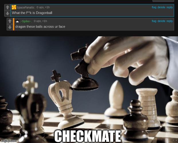 CHECKMATE | image tagged in checkmate | made w/ Imgflip meme maker