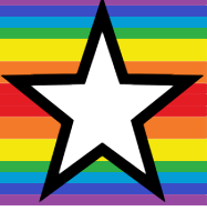 Stars rainbow Blank Meme Template