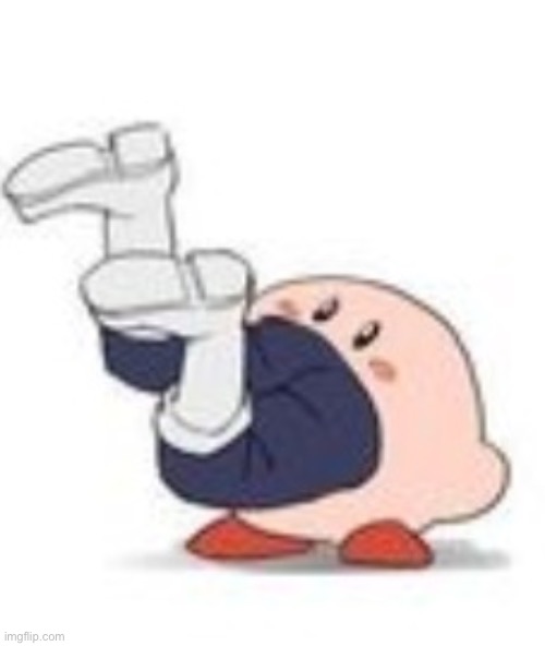 Ahhhh What!? | image tagged in kirby vores shoto | made w/ Imgflip meme maker