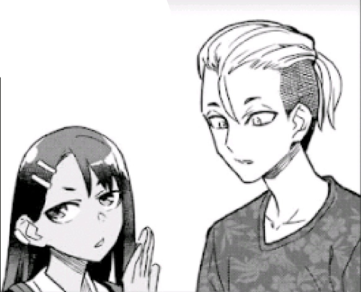 High Quality Nagatoro to her brother Blank Meme Template