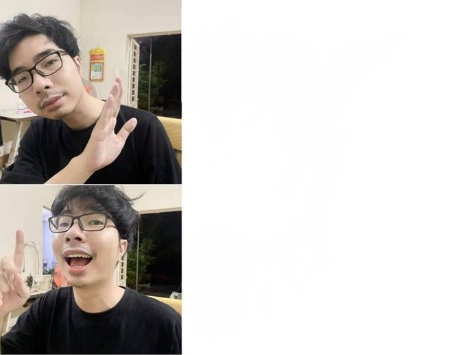 temp thành senpai Blank Meme Template