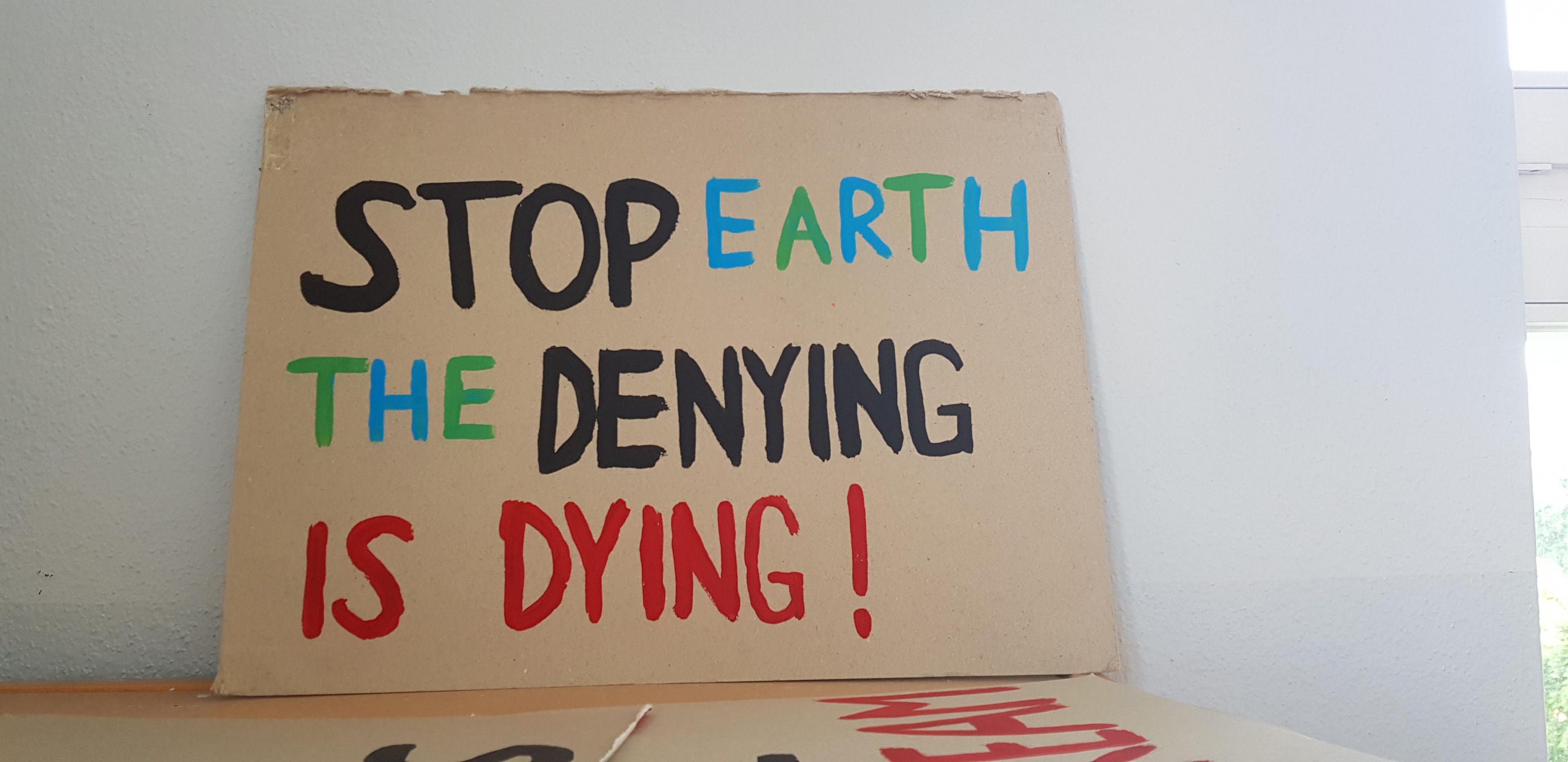 Stop Earth The Denying Is Dying Blank Meme Template