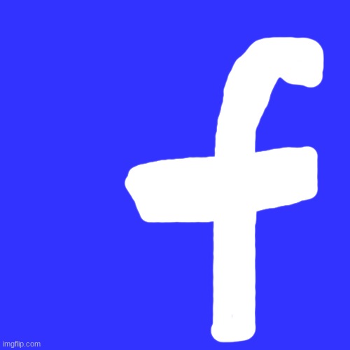 Facebook Logo | image tagged in memes,blank transparent square | made w/ Imgflip meme maker