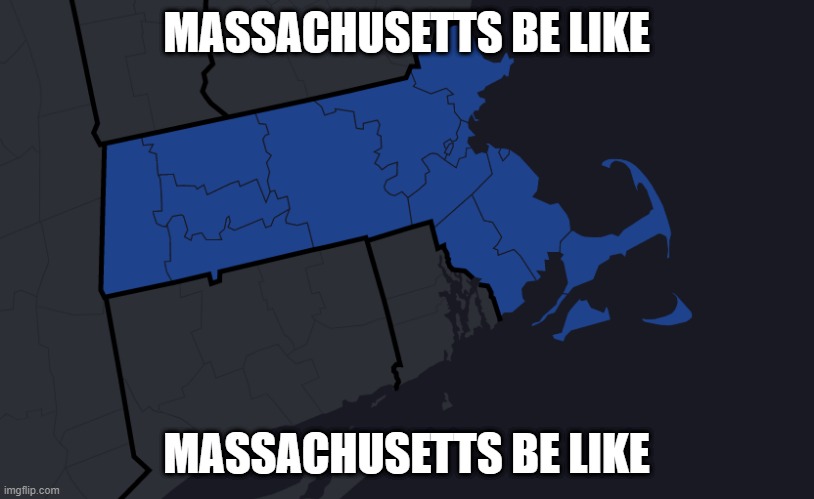 MASSACHUSETTS BE LIKE; MASSACHUSETTS BE LIKE | image tagged in massachusetts,democrats | made w/ Imgflip meme maker